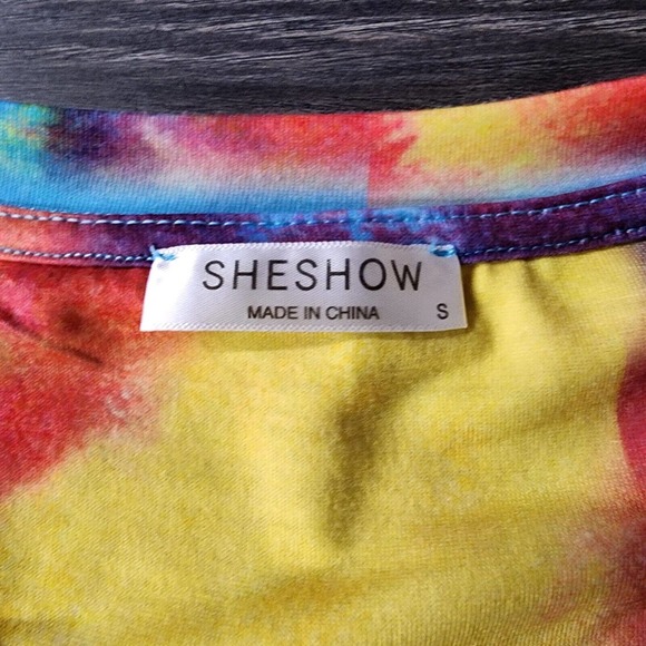 Grateful Dead Bertha Frame Multi Dip Dye Official Merchandise T-shirt Sz S - Picture 2 of 3